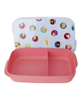 Ланчбокс Tupperware 600 мл Принцеси Disney з розділювачем для школи