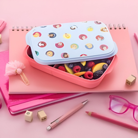 Ланчбокс Tupperware 600 мл «Принцеси Disney» з розділювачем