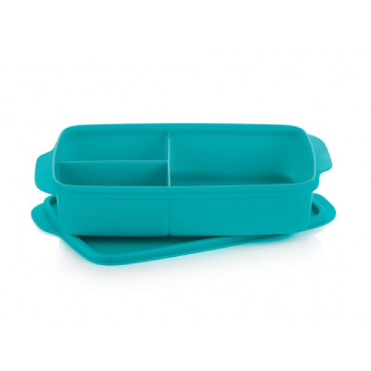 Ланчбокс Tupperware 1 л «Здоровий перекус» з розділювачами