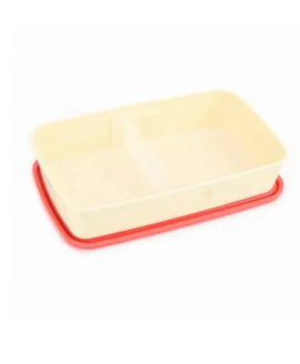 Ланчбокс Tupperware 650 мл з герметичною кришкою, ложкою та знімним розділювачем