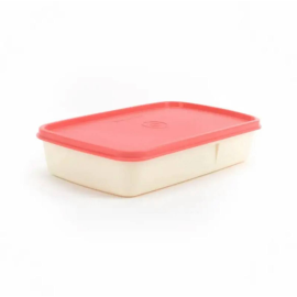 Ланчбокс Tupperware 650 мл з герметичною кришкою, ложкою та знімним розділювачем