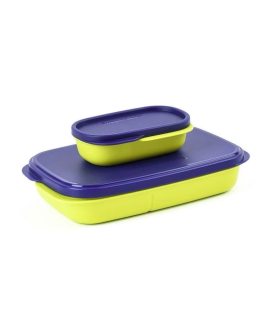 Ланчбокс Tupperware 600 мл з розділювачем і додатковим контейнером