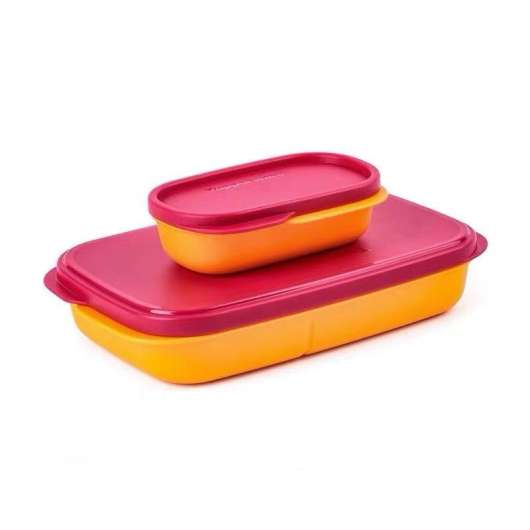 Ланчбокс Tupperware 600 мл з розділювачем і додатковим контейнером