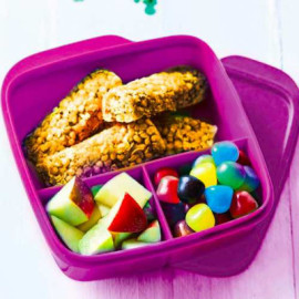 Ланчбокс Tupperware 550 мл «Школяр» з розділювачами