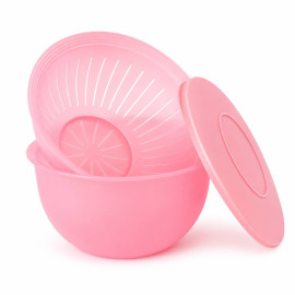 Набір Чарівність Tupperware чаша 4,3 л з герметичною кришкою та друшляк