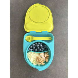Тарілка-ланчбокс Tupperware 400 мл з приборами